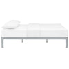 Corinne Full Bed Frame, Gray - No Shipping Charges