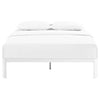 Corinne Full Bed Frame, White - No Shipping Charges