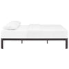 Corinne Queen Bed Frame by Modway| Brown