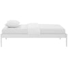 Elsie Twin Bed Frame, White - No Shipping Charges