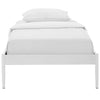 Elsie Twin Bed Frame, White - No Shipping Charges