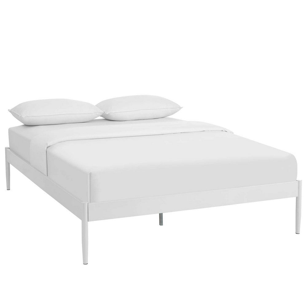 Elsie Full Bed Frame, White - No Shipping Charges