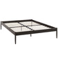 Elsie King Bed Frame, Brown - No Shipping Charges