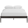 Elsie King Bed Frame by Modway| Brown