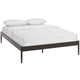 Elsie King Bed Frame by Modway| Brown