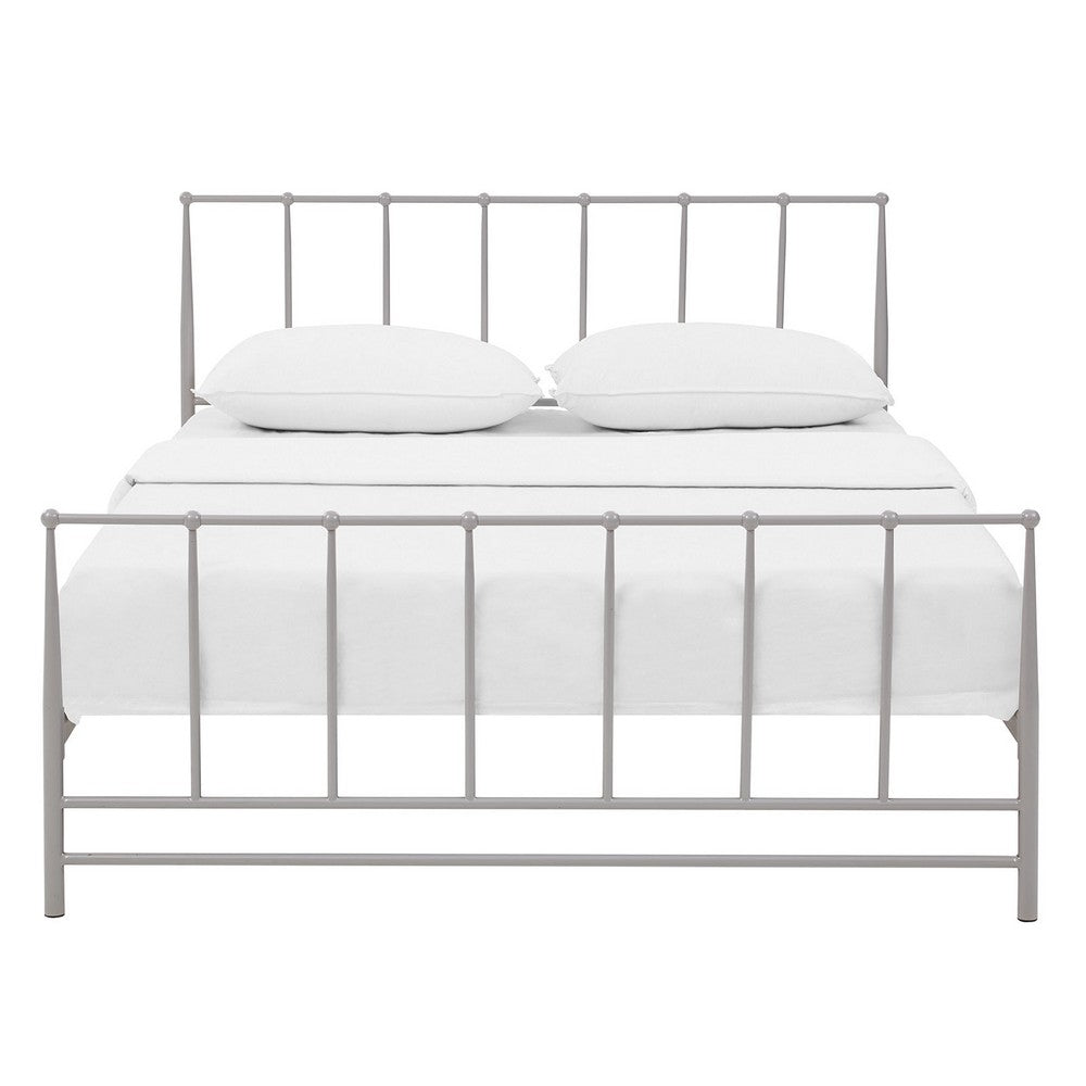 Estate King Bed, Gray - No Shipping Charges