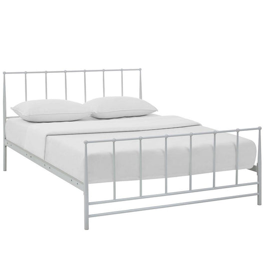 Estate King Bed by Modway| White