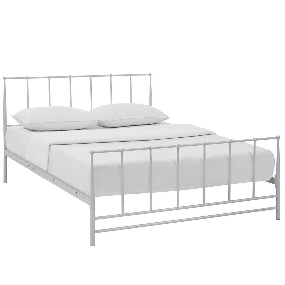 Estate King Bed by Modway| White