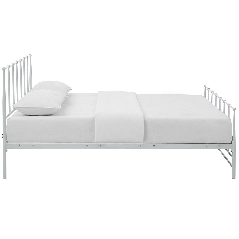 Estate King Bed by Modway| White