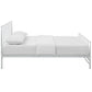 Estate King Bed, White - No Shipping Charges