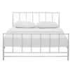 Estate King Bed, White - No Shipping Charges
