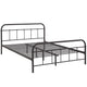 Maisie Stainless Steel Queen Bed Frame by Modway| Brown