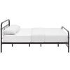 Maisie Stainless Steel Queen Bed Frame by Modway| Brown