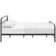 Maisie Stainless Steel Queen Bed Frame by Modway| Brown