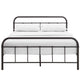 Maisie Stainless Steel Queen Bed Frame by Modway| Brown