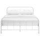 Maisie Stainless Steel Queen Bed Frame by Modway| White