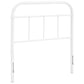 Serena Twin Steel Headboard, White  - No Shipping Charges