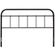 Serena King Steel Headboard - No Shipping Charges MDY-MOD-5537-BRN
