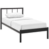 Gwen Twin Bed Frame by Modway| Brown