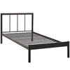 Gwen Twin Bed Frame by Modway| Brown