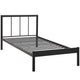 Gwen Twin Bed Frame by Modway| Brown