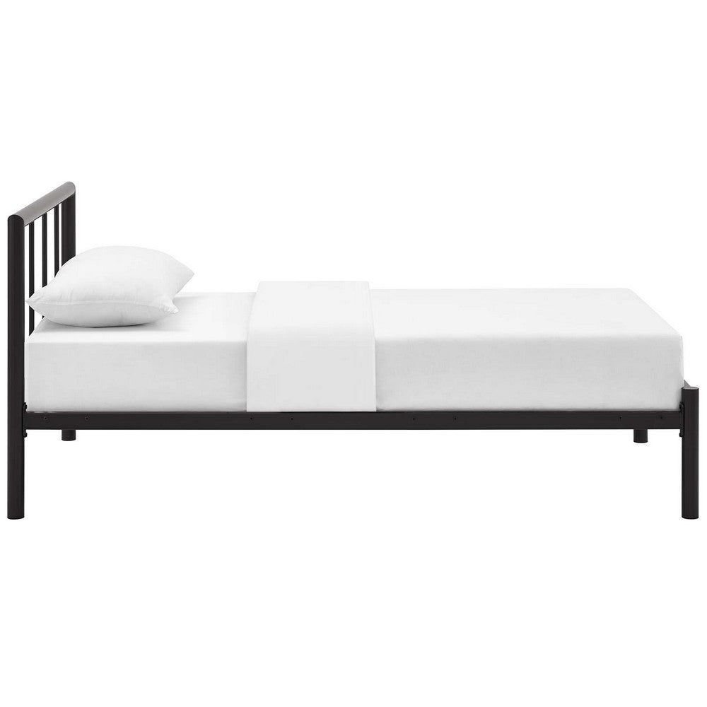Gwen Twin Bed Frame by Modway| Brown