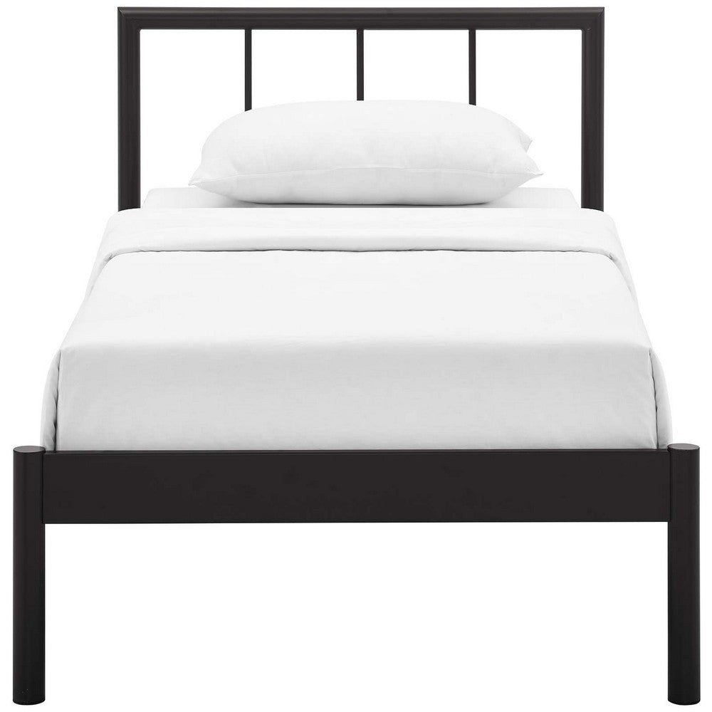 Gwen Twin Bed Frame by Modway| Brown