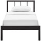 Gwen Twin Bed Frame by Modway| Brown