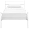Alina Platform Twin Bed Frame by Modway| White