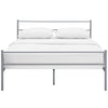 Alina Platform Full Bed Frame by Modway| Gray