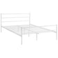 Modway Alina Full Size Platform Bed Frame With Headboard In White MDY-MOD-5552-WHI-SET