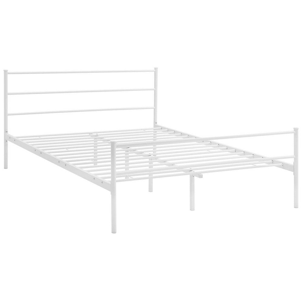 Alina Platform Full Bed Frame by Modway| White