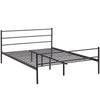 Alina Platform Queen Bed Frame by Modway| Brown