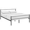 Alina Platform Queen Bed Frame by Modway| Brown