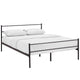 Alina Platform Queen Bed Frame by Modway| Brown