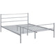 Alina Platform Queen Bed Frame by Modway| Gray
