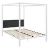 Raina Canopy Queen Bed Frame by Modway| Gray