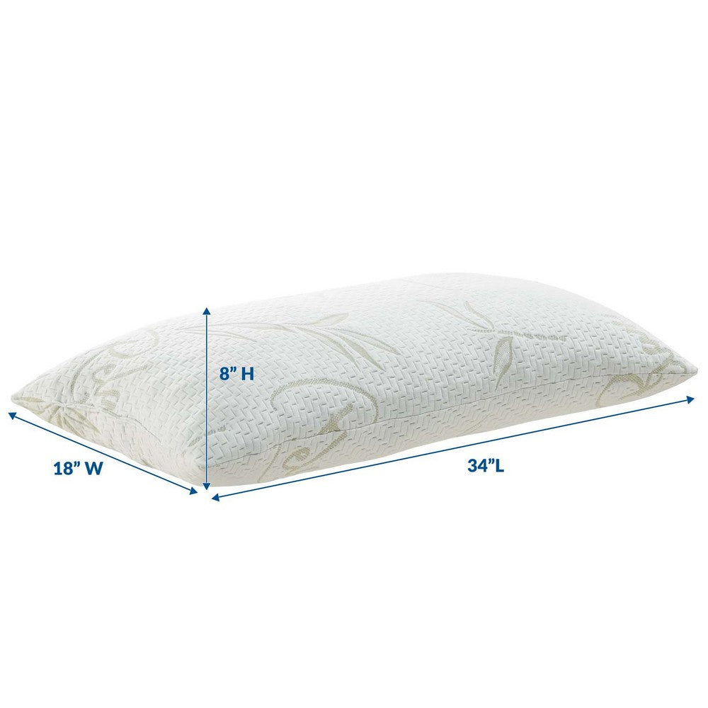 Relax Size King Pillow by Modway| White