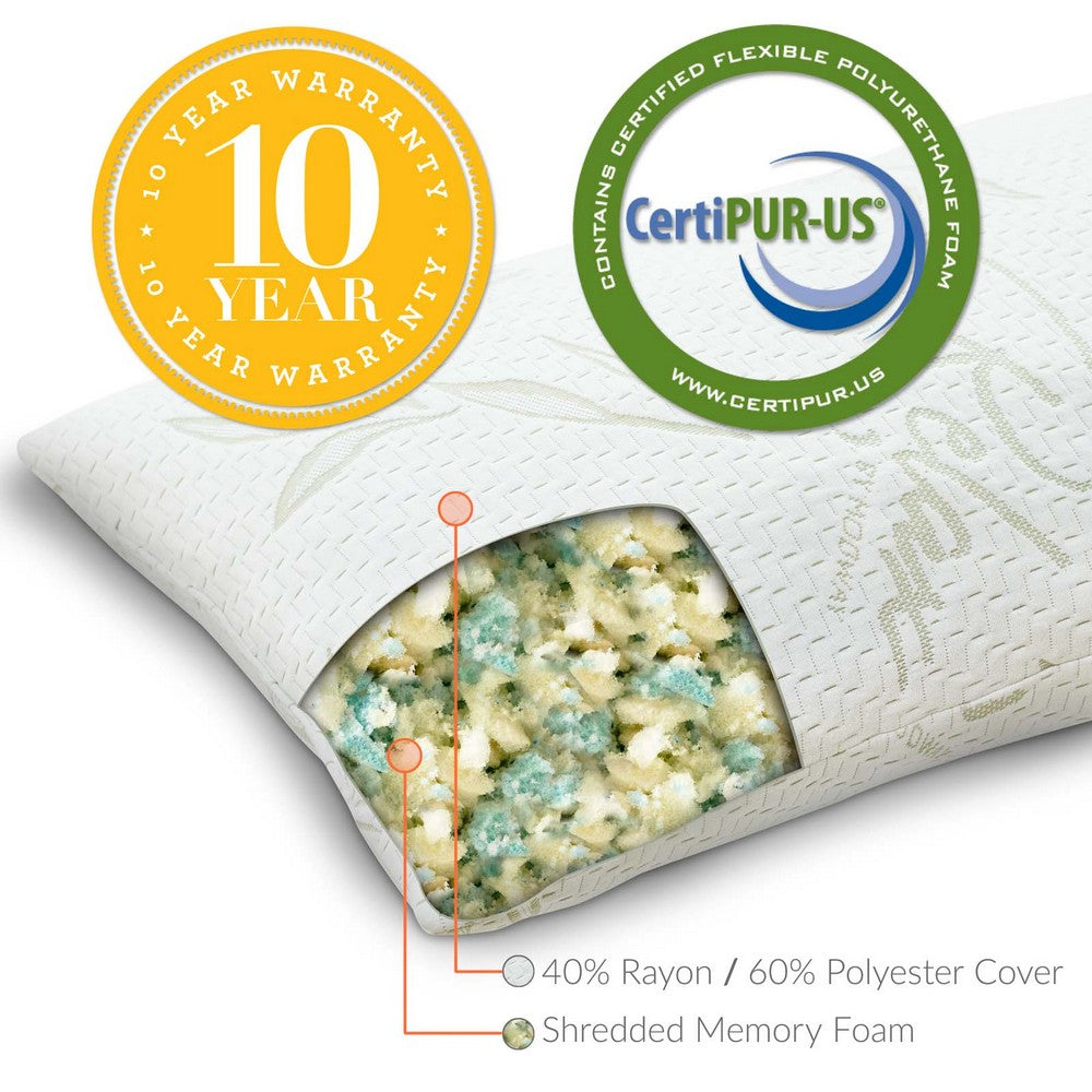 Relax Size King Pillow by Modway| White
