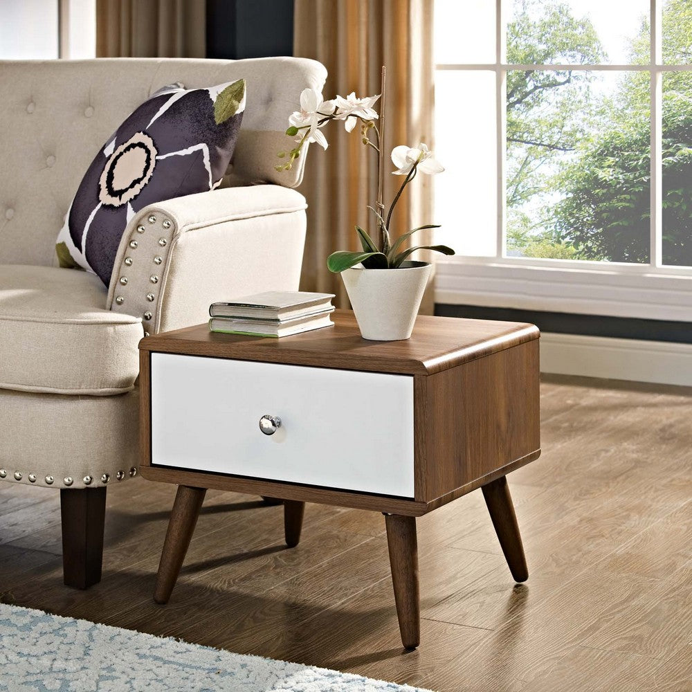 Transmit Nightstand by Modway| White