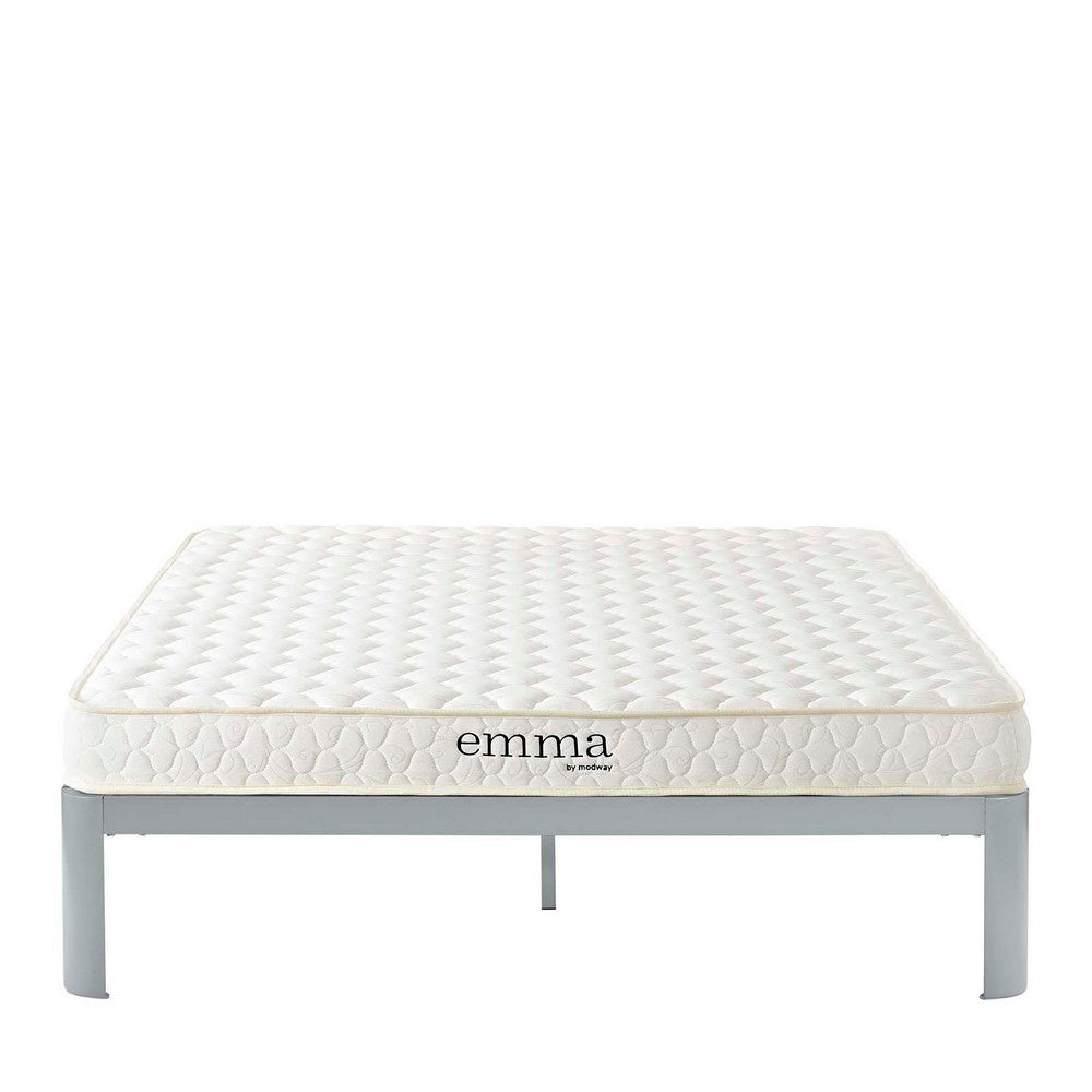 Emma 6" Full Mattress In White  - No Shipping Charges