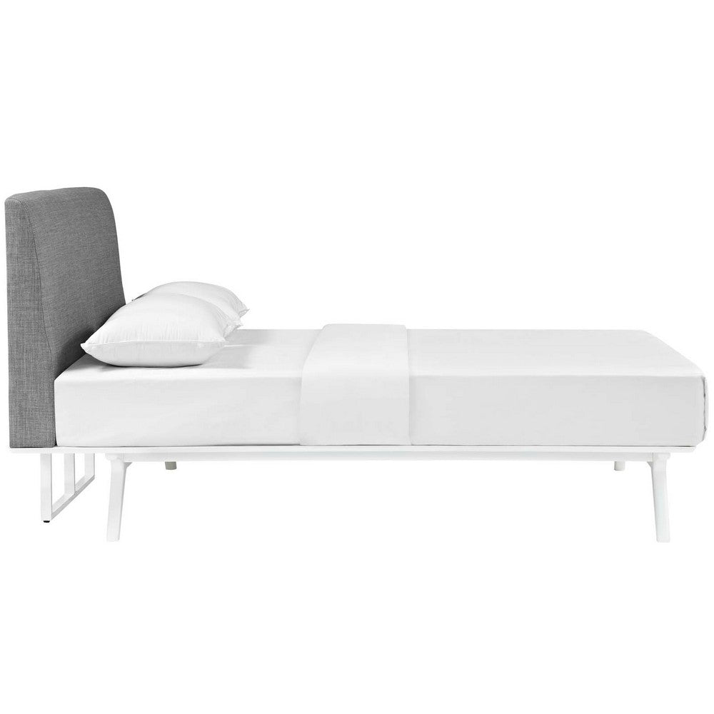 Tracy King Bed by Modway| Gray