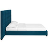 Sierra Upholstered Fabric Queen Platform Bed by Modway| Blue