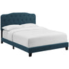 Amelia Upholstered Fabric Full Bed by Modway| Blue