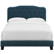 Amelia Upholstered Fabric Full Bed by Modway| Blue