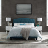 Amelia Upholstered Fabric Full Bed by Modway| Blue