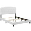 Amelia Upholstered Fabric King Bed by Modway| White