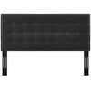 Paisley Tufted King and California King Upholstered Faux Leather Headboard - No Shipping Charges MDY-MOD-5857-BLK