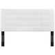 Paisley Tufted King and California King Upholstered Faux Leather Headboard MDY-MOD-5857-BLK