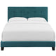 Amira Performance Velvet Full Bed by Modway| Blue